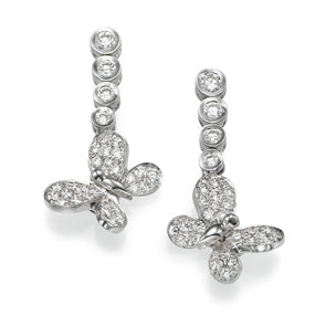 Diamonds Earring. 18k gold  Papillon ,  LP 2761.