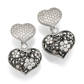 Diamonds Earrings. 18k gold. Intima LP 2887