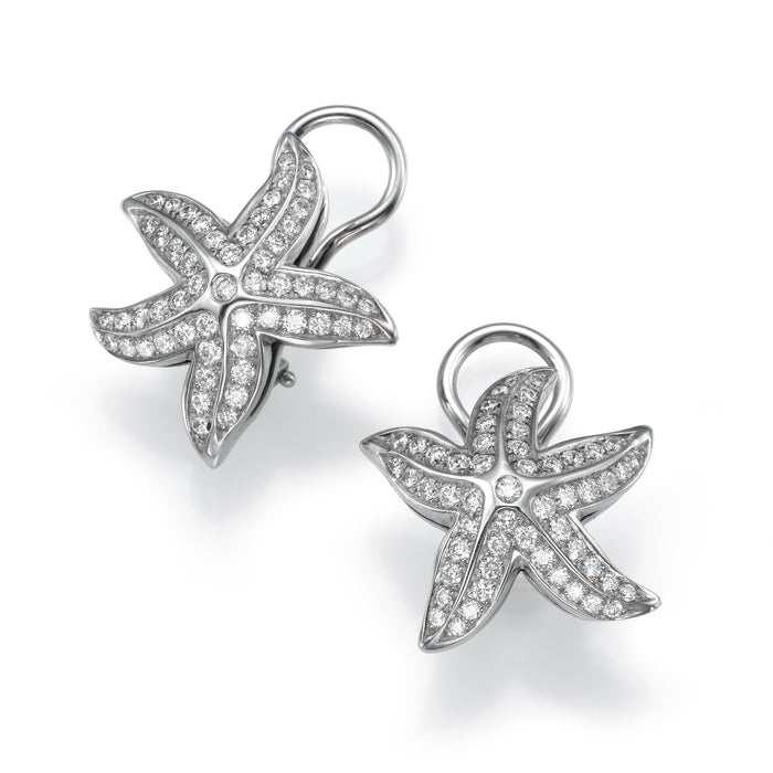 Diamonds Earrings .Diamonds studs.18k gold. Coral Reef ,LP 2014