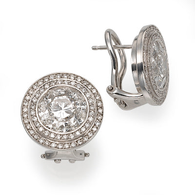 Diamonds Earrings .Diamonds Studs. OctaR 1504W